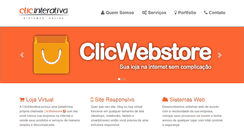 Desktop Screenshot of clicinterativa.com.br