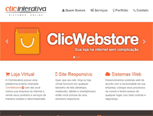 Tablet Screenshot of clicinterativa.com.br